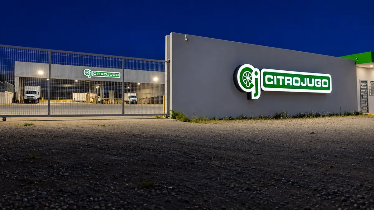 Letrero 3D con aplicación de vinil de recorte para Citrojugo